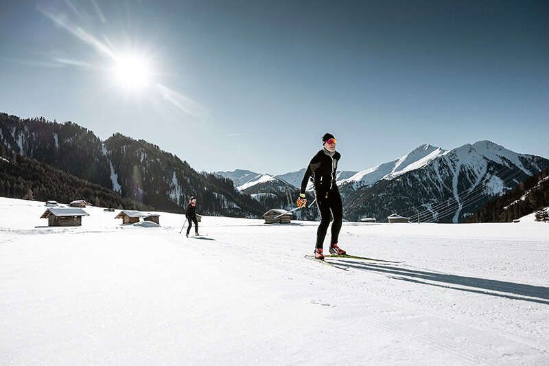 Cross-country skiing in the Tyrolean Oberland