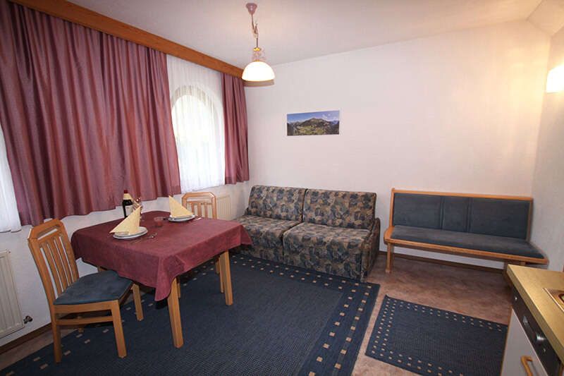 Living area in the Sonnenschein apartment